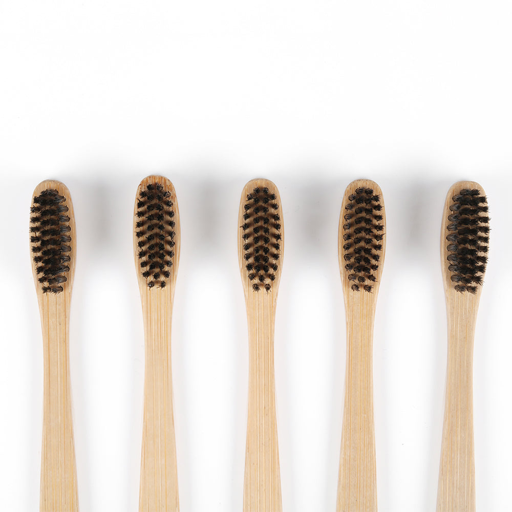 Brosse à dents en Bambou au charbon de bois