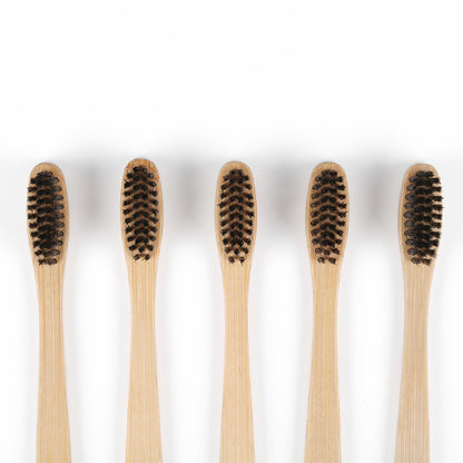 Brosse à dents en Bambou au charbon de bois